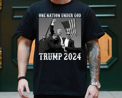 One Nation Under God Trump 2024 Shirt