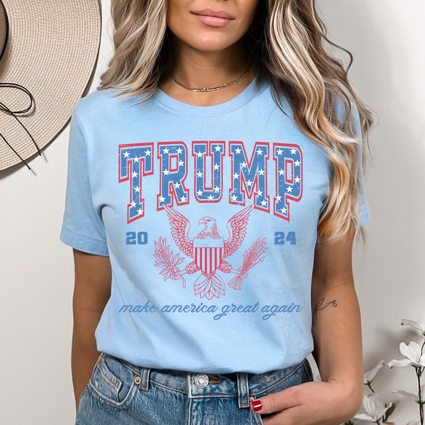 Make America Great Again Trump 2024 America Eagle Shirt