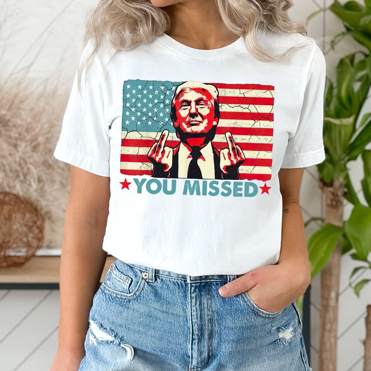 You Missed American Flag Trump Shirt