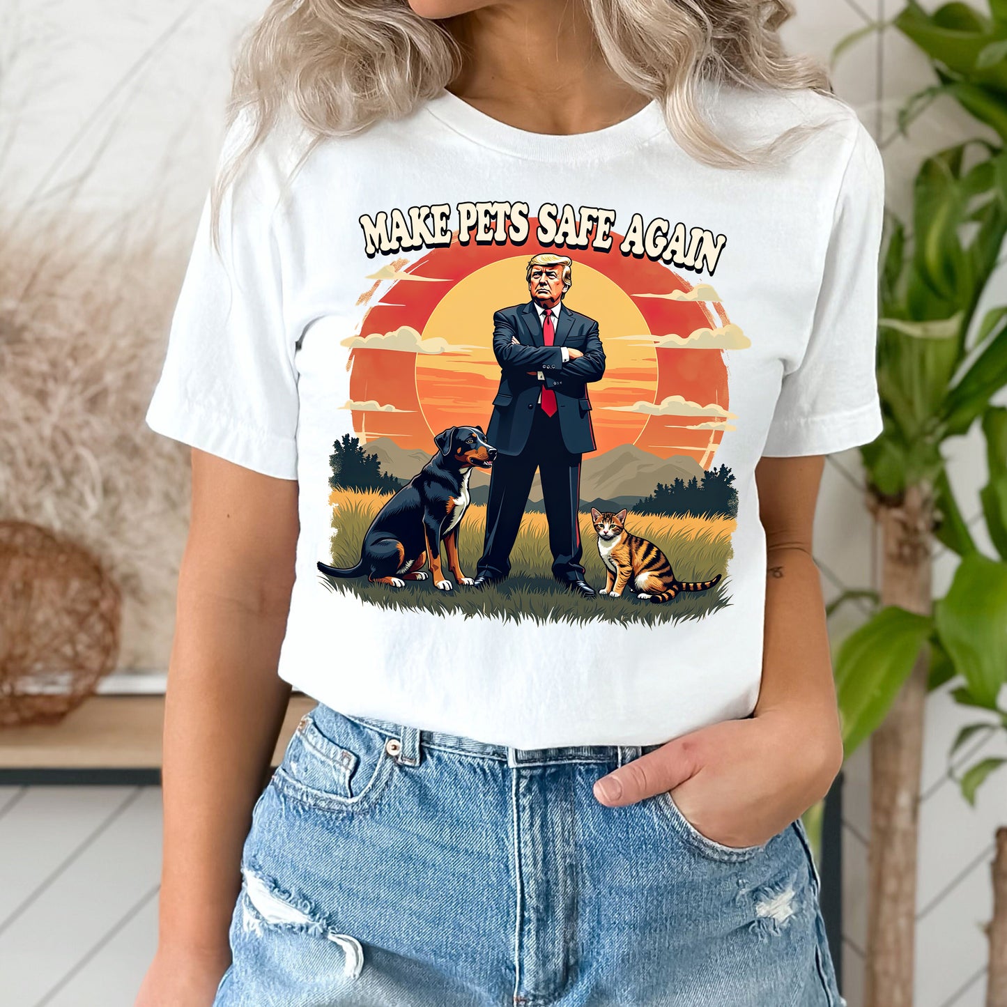 Make Pets Safe Again Trump Shirt