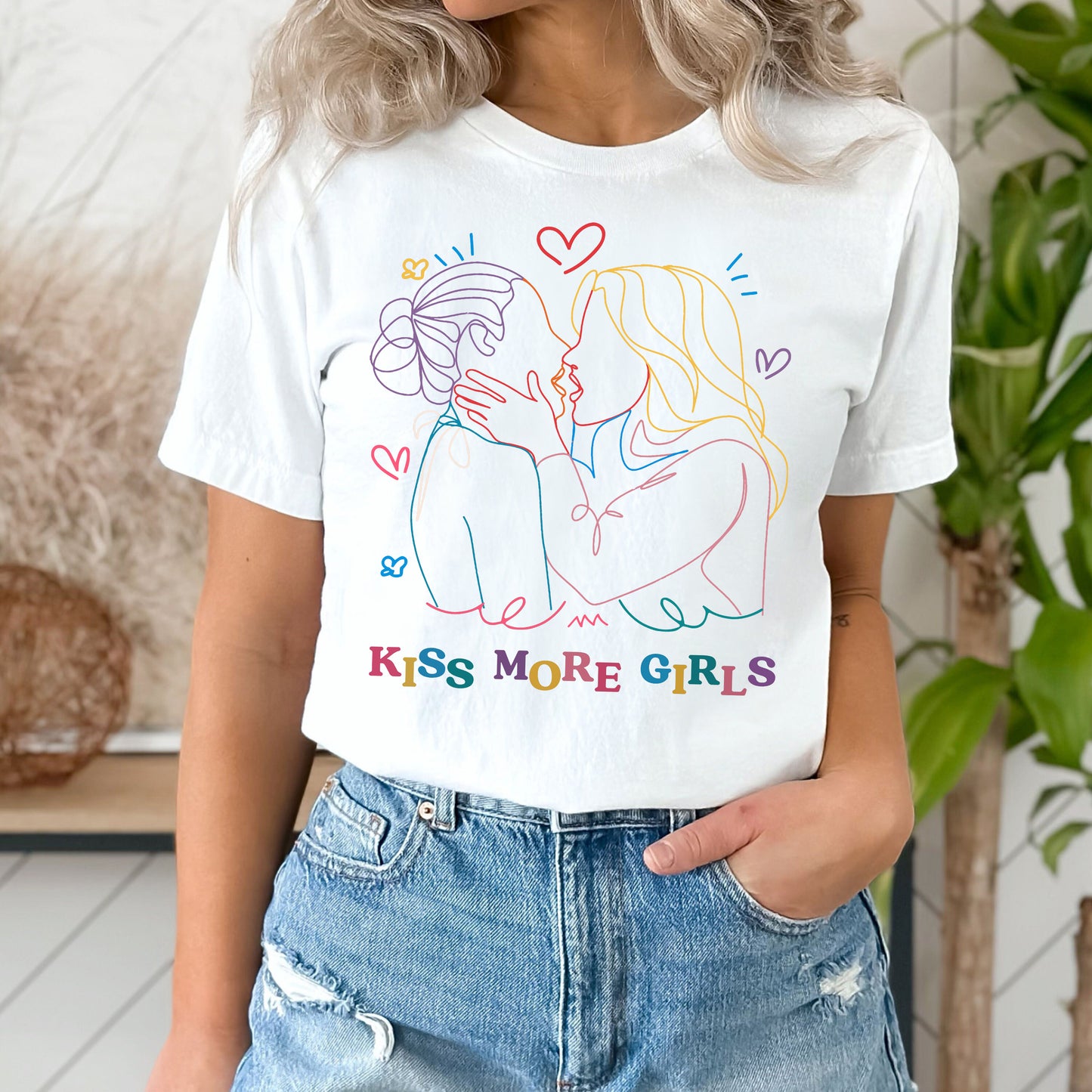 Kiss More Girls Lebian Shirt