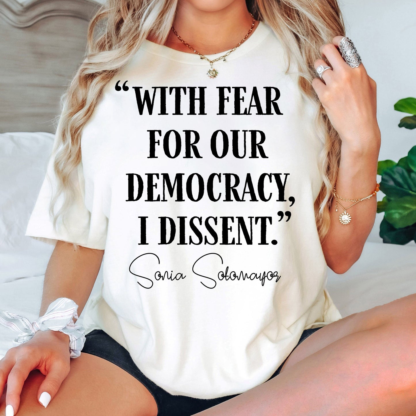 With Fear For Our Democracy I Dissent Shirt