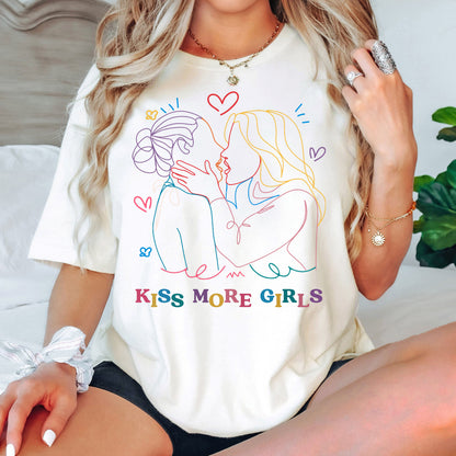 Kiss More Girls Lebian Shirt