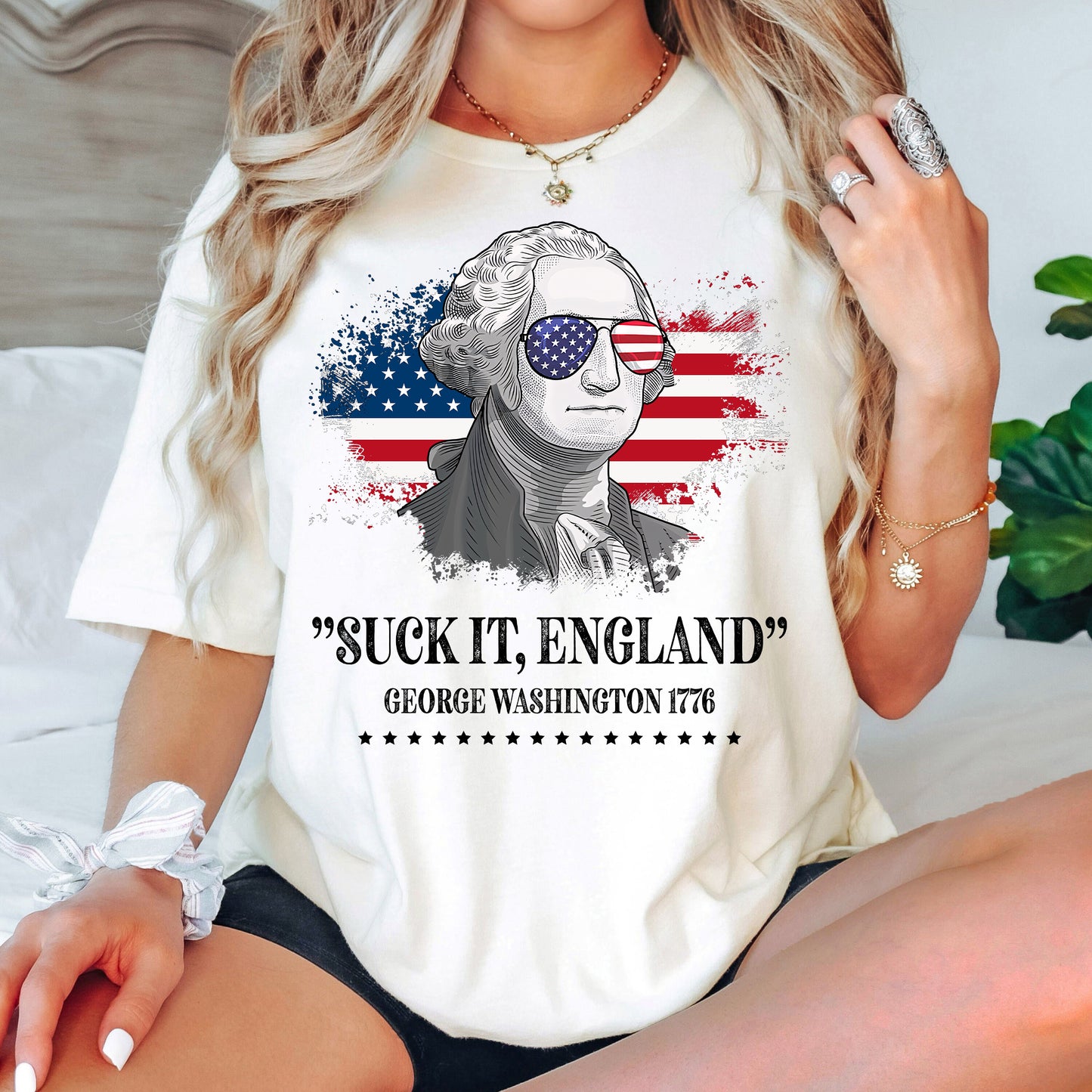 Suck It England 1776 Washington Shirt