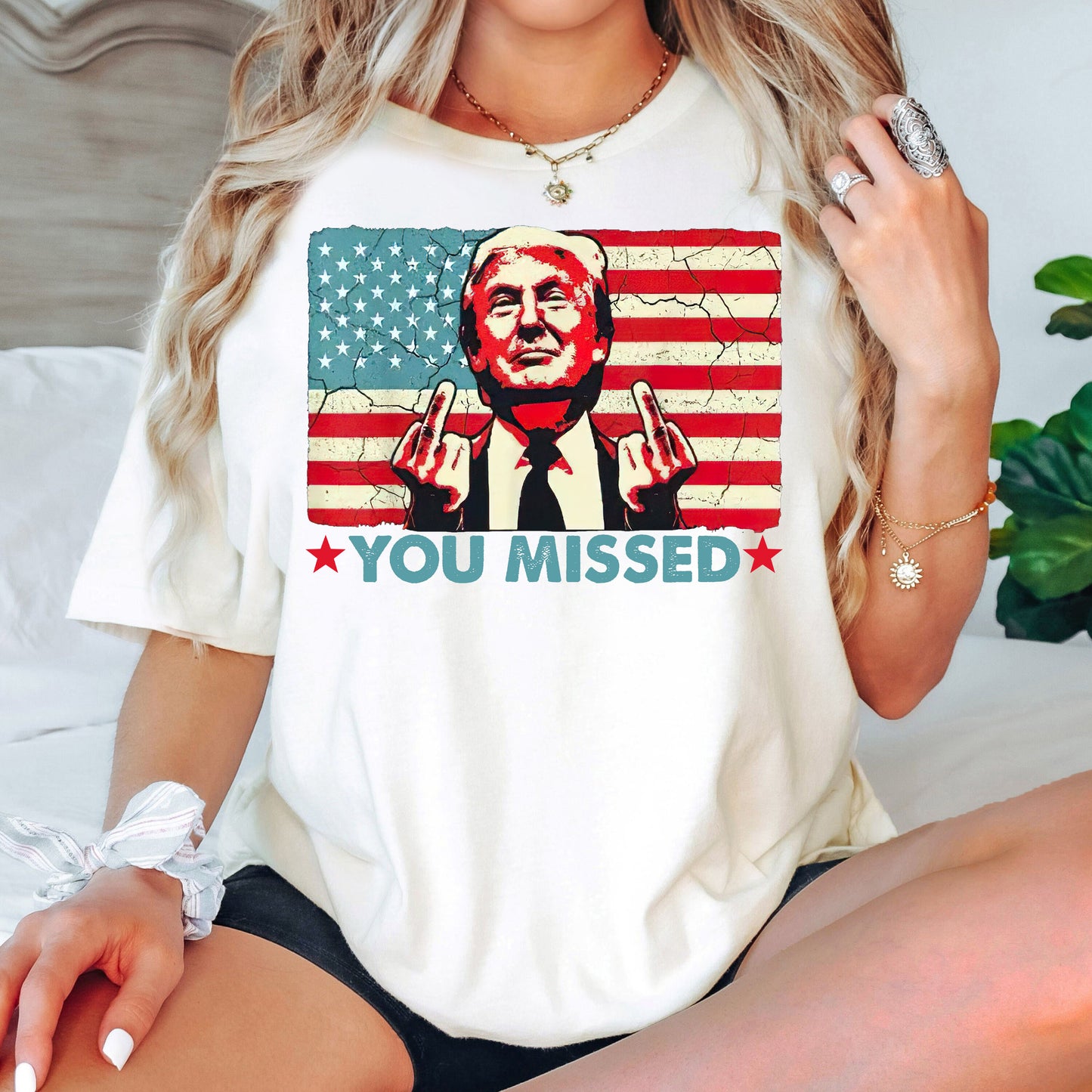 You Missed American Flag Trump Shirt