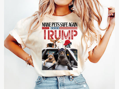 Make Pets Safe Again Trump 2024 Shirt