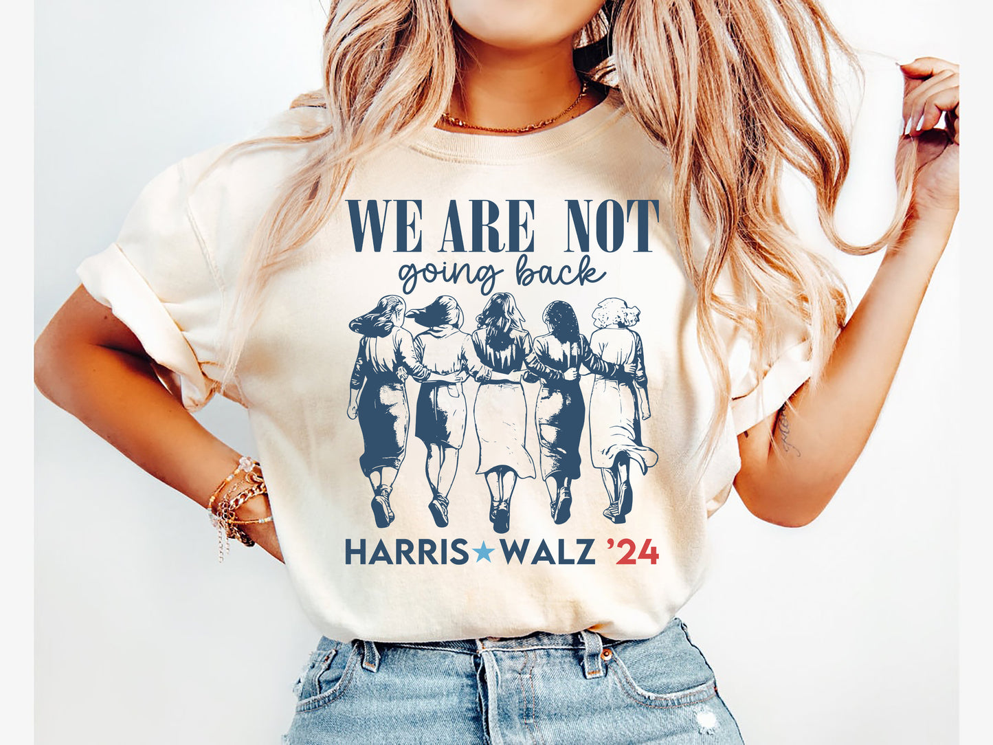 We Are Not Going Back Harris Walz 2024 Shirt