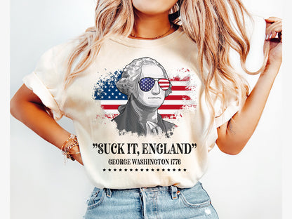 Suck It England 1776 Washington Shirt