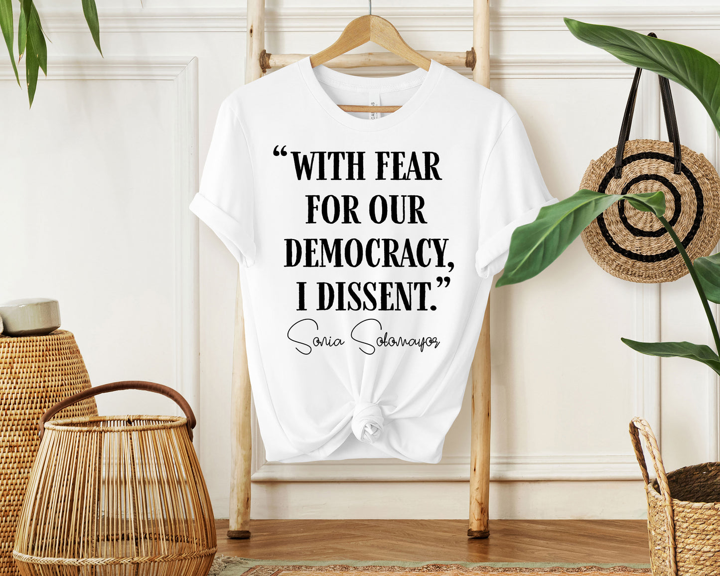 With Fear For Our Democracy I Dissent Shirt