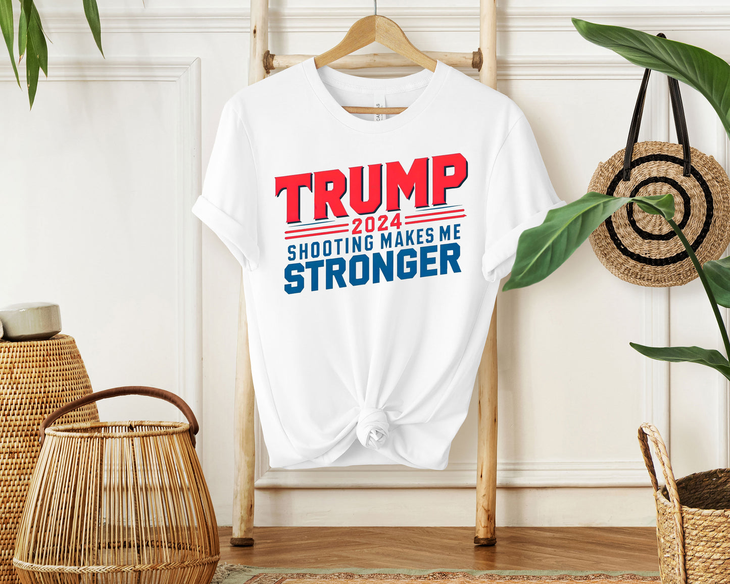 Trump 2024 Shooting Makes Me Stronger Shirt