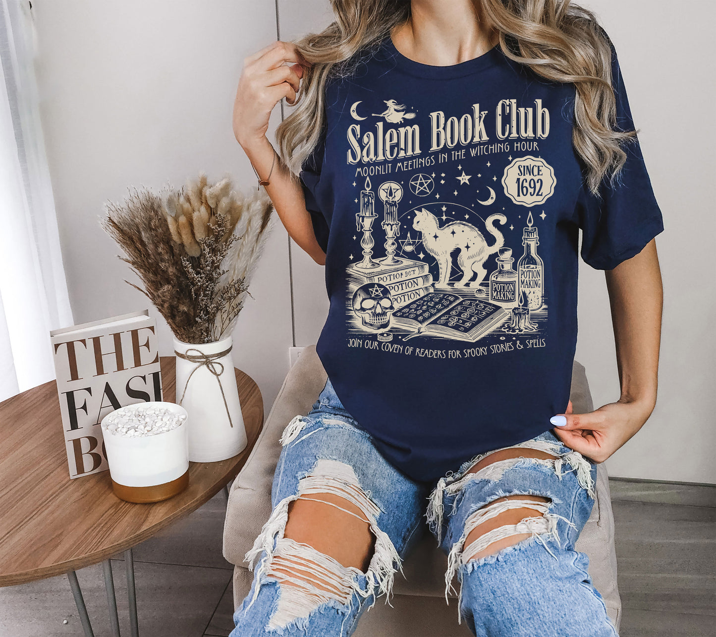 Salem Book Club Halloween Shirt