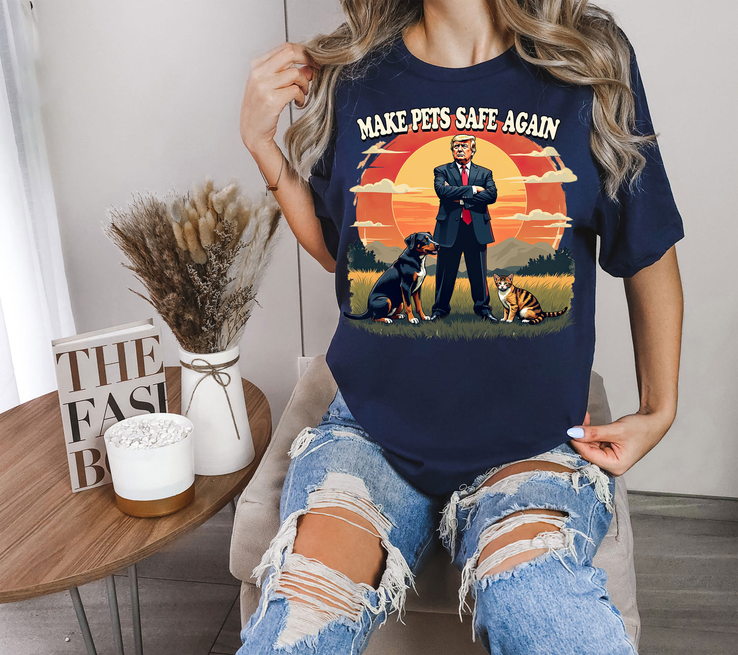 Make Pets Safe Again Trump Shirt