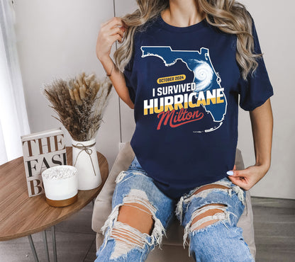 October 2024 I Survived Hurricane Milton Shirt