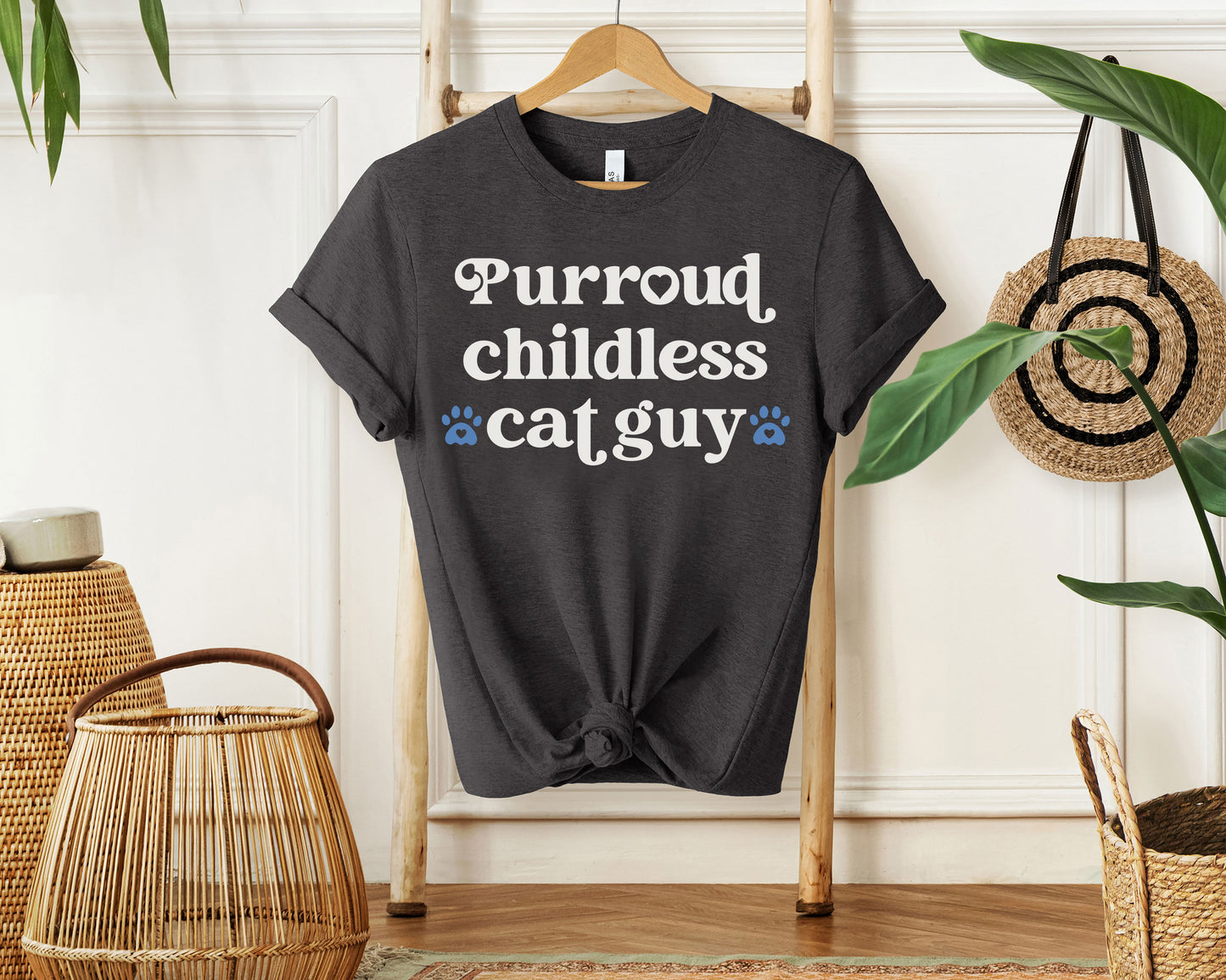 Purroud Childless Cat Guy Shirt