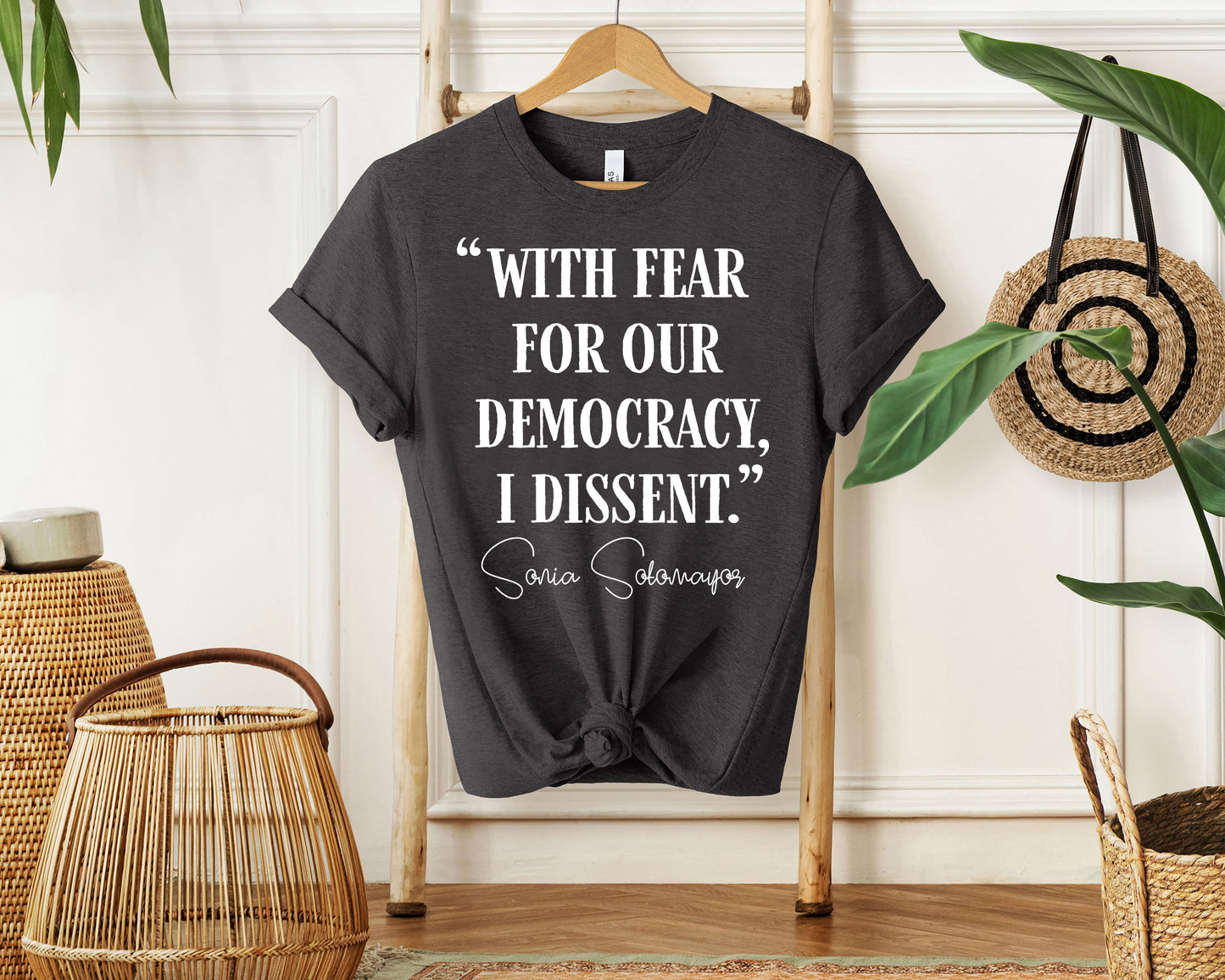 With Fear For Our Democracy I Dissent Shirt