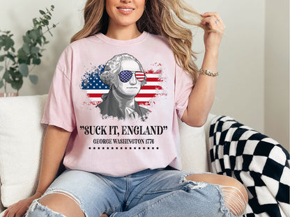 Suck It England 1776 Washington Shirt