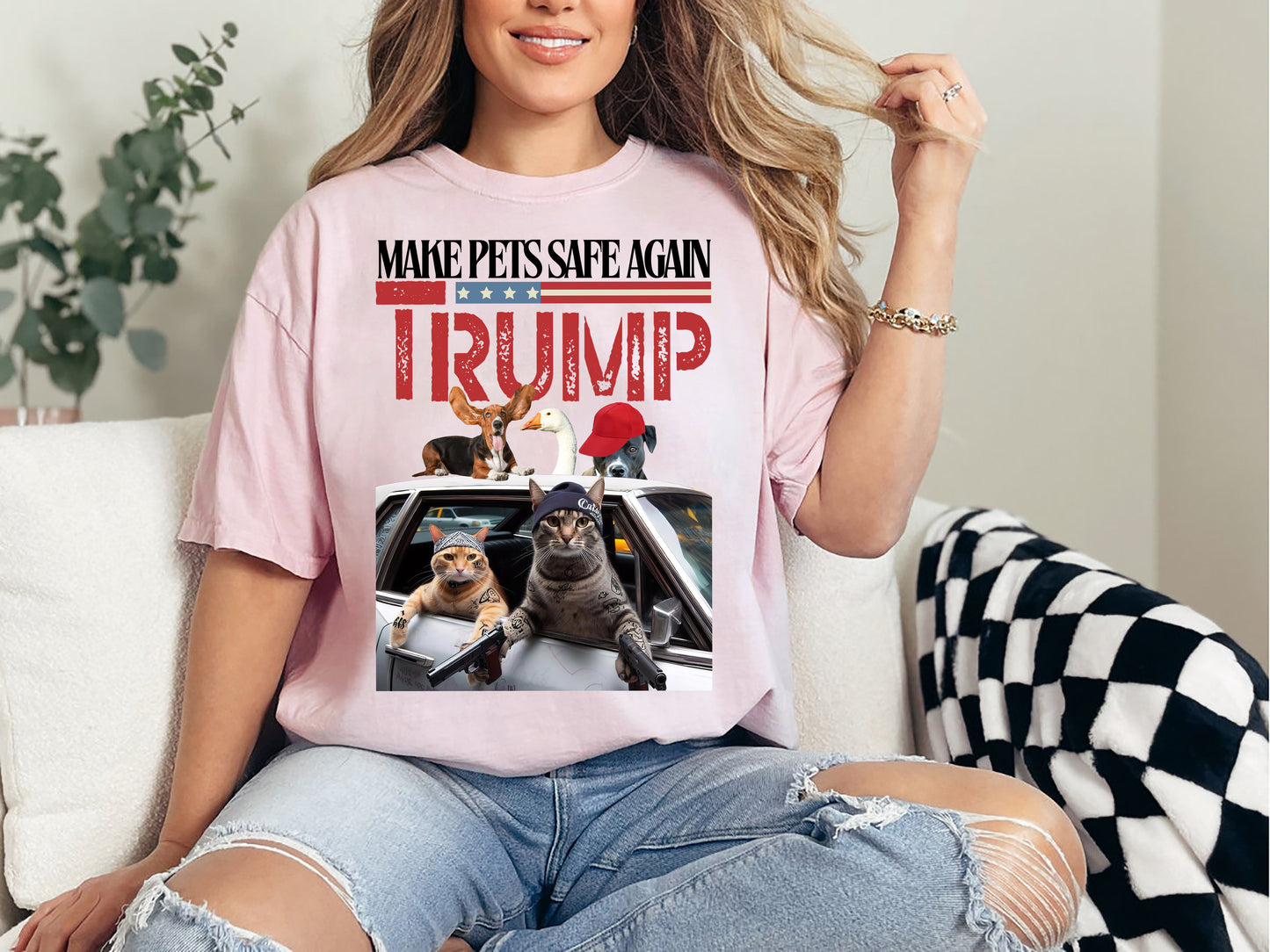 Make Pets Safe Again Trump 2024 Shirt