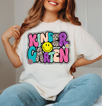 Kinder Garten Cute Groovy Shirt