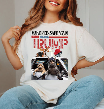 Make Pets Safe Again Trump 2024 Shirt