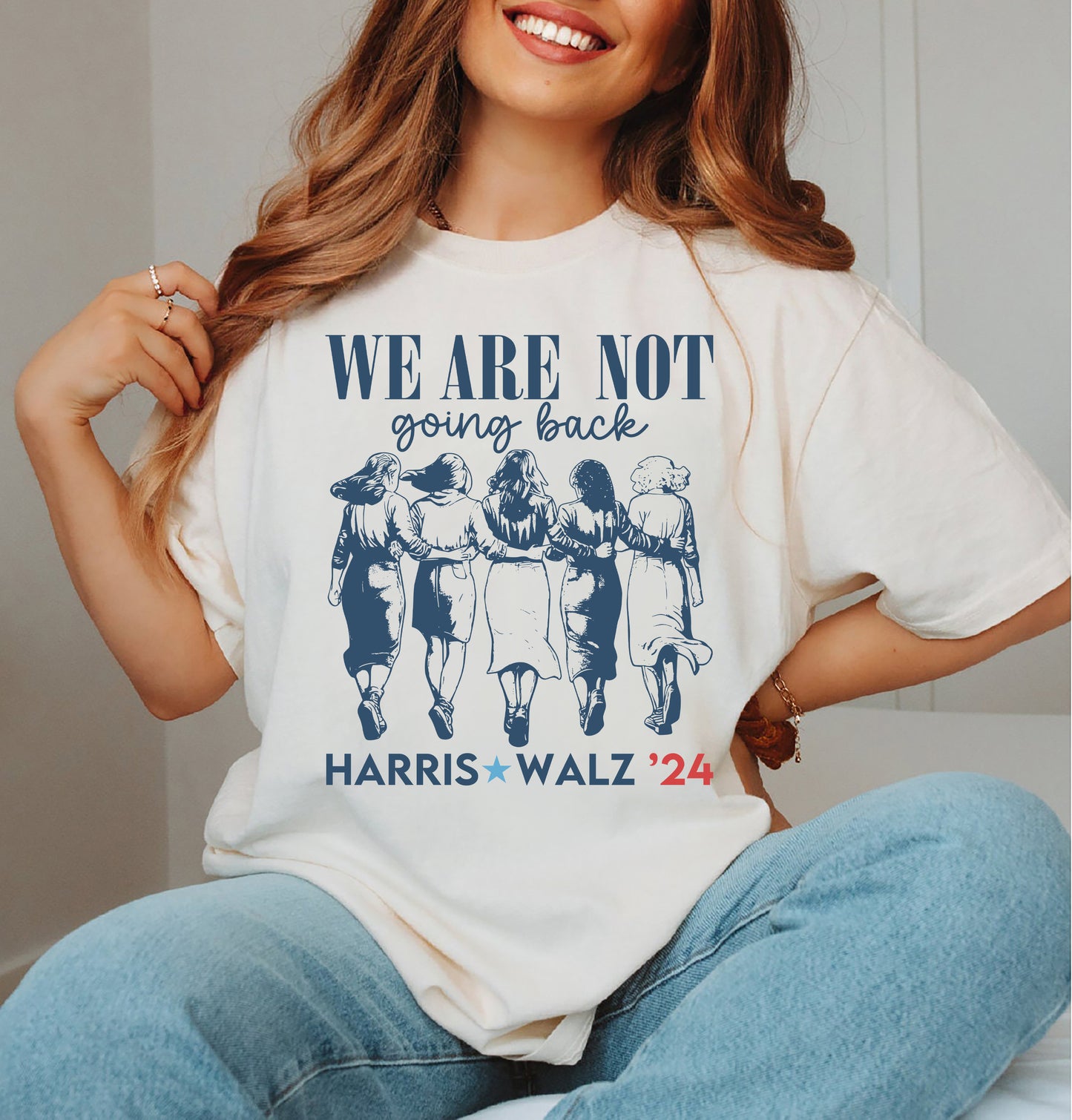 We Are Not Going Back Harris Walz 2024 Shirt