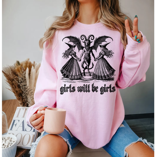 Girls Will Be Girls Halloween Shirt