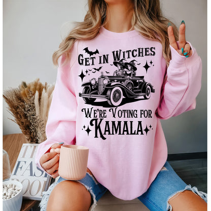 Get In Witches We're Voting For Kamala Shirt