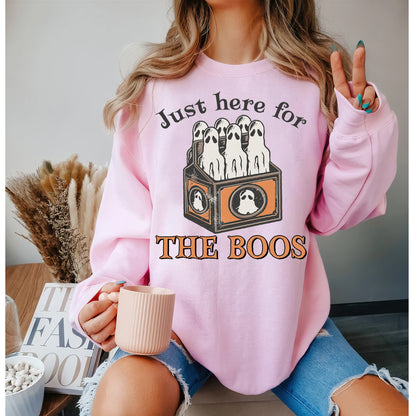 Just Here For The Boos Halloween Shirt