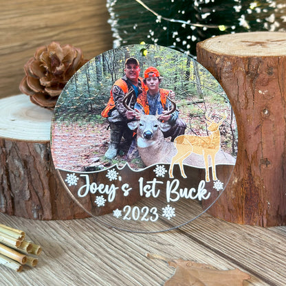 Custom Photo Hunting Ornament