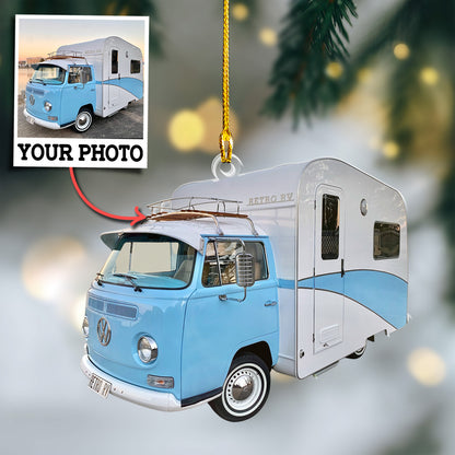 Custom RV Photo Ornament