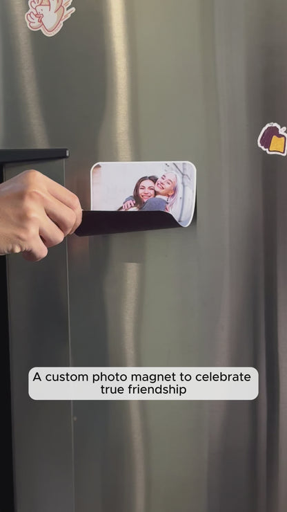 Custom Photo Music Player Besties Magnet