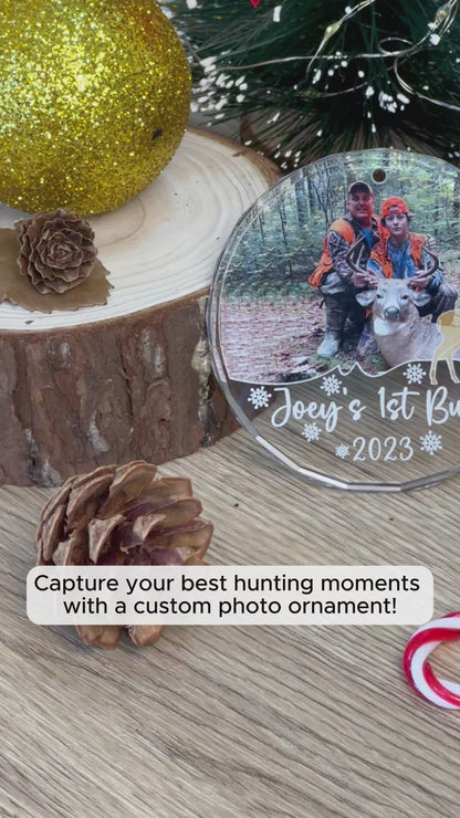 Custom Photo Hunting Ornament