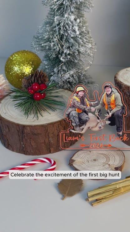 Custom Hunting Photo Acrylic Ornament