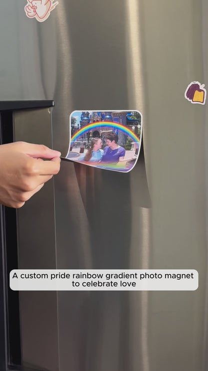 Custom Photo Music Player LGBT Magnet