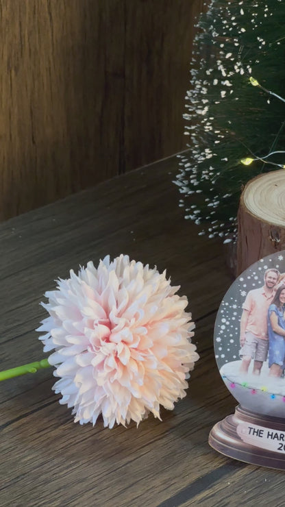 Custom Photo Snowball Ornament