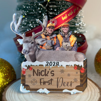 Custom Photo Hunting Ornament