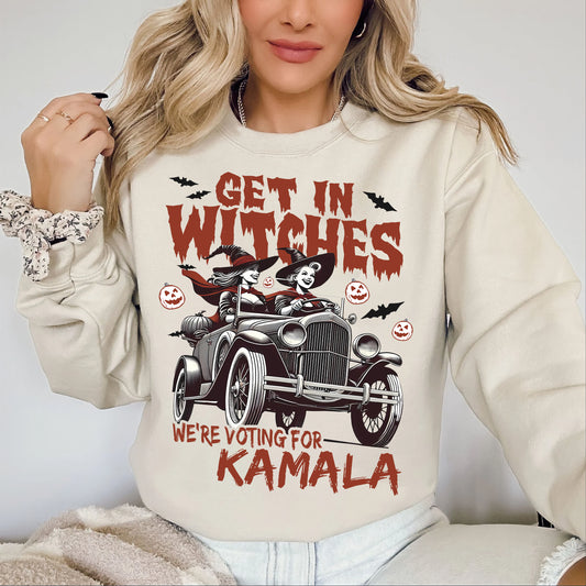 Get In Witches We're Voting For Kamala Shirt