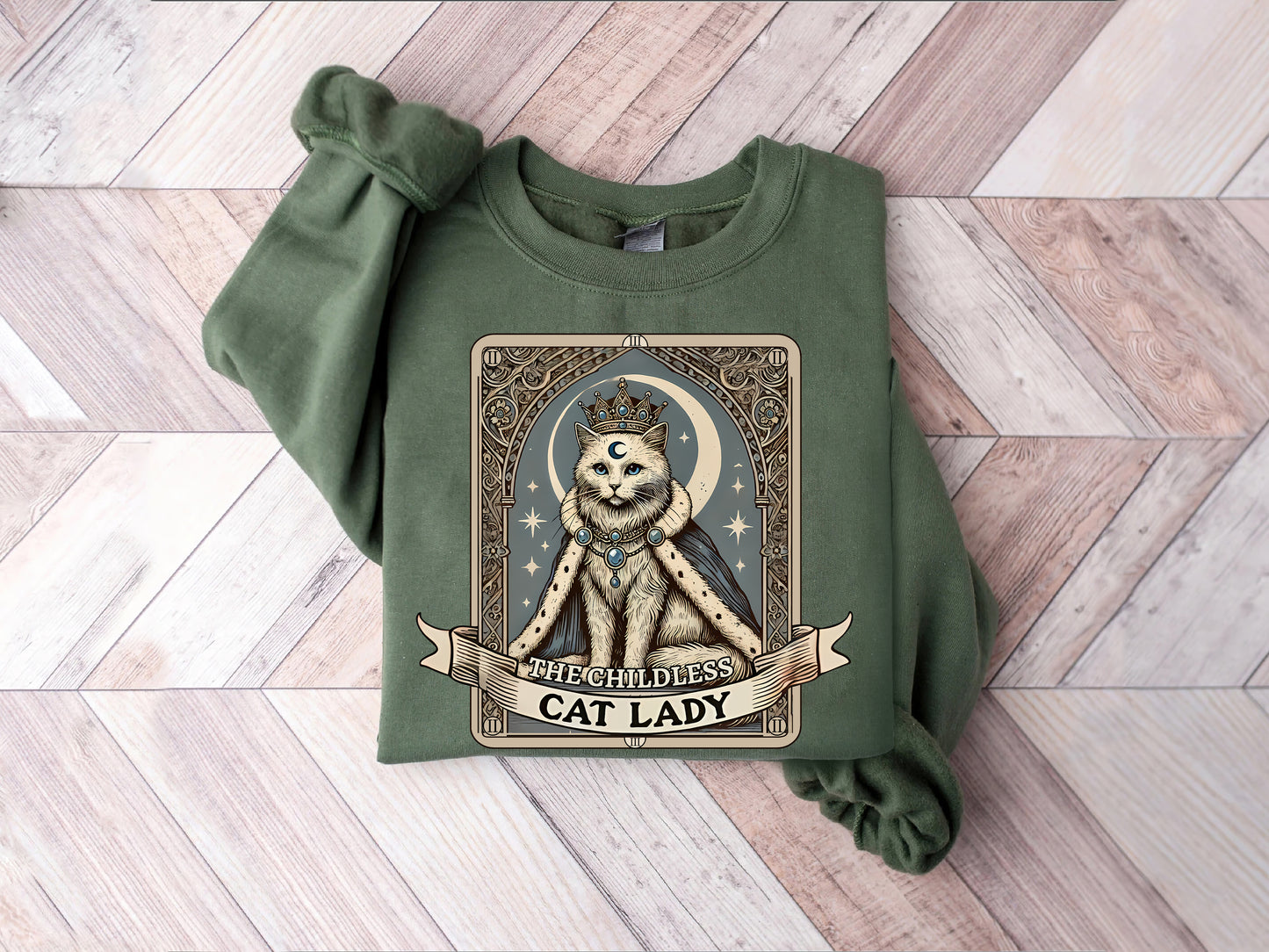 The Childless Cat Lady Tarot Card Shirt