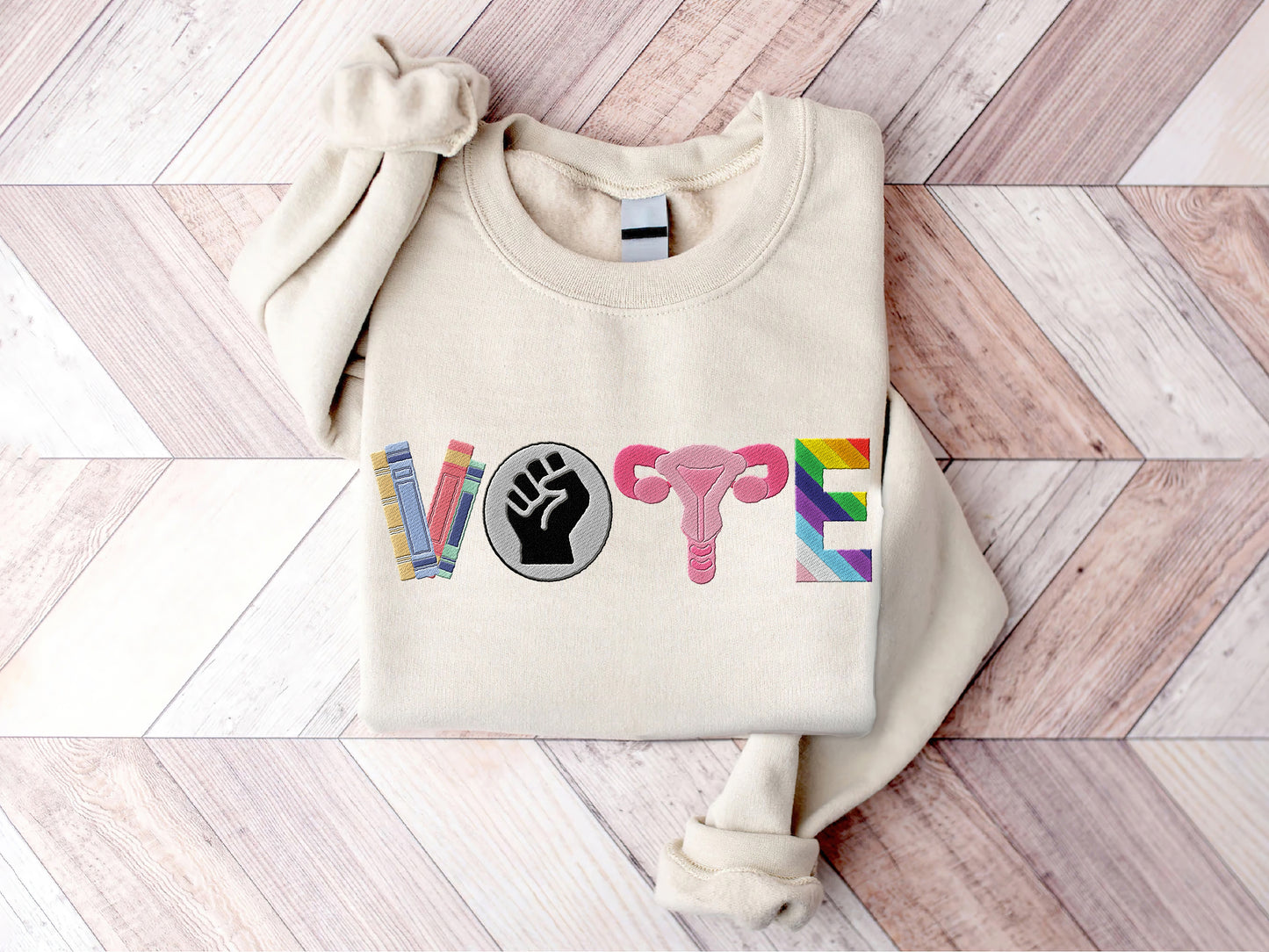 Vote LGBT Embroidered Shirt