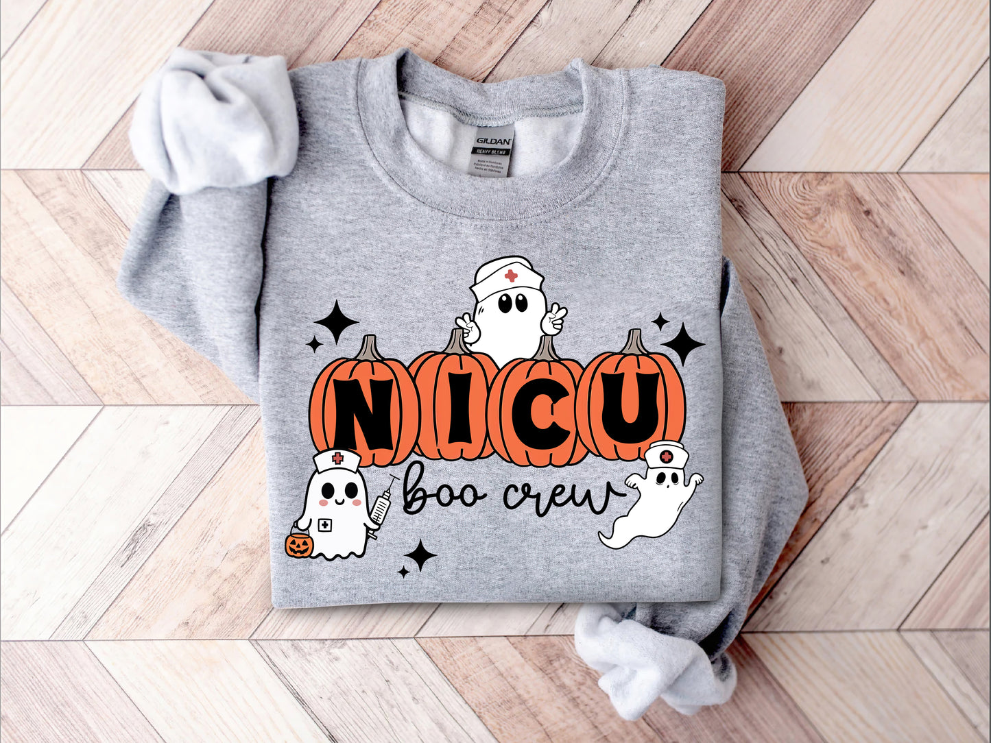 NICU Boo Boo Crew Shirt