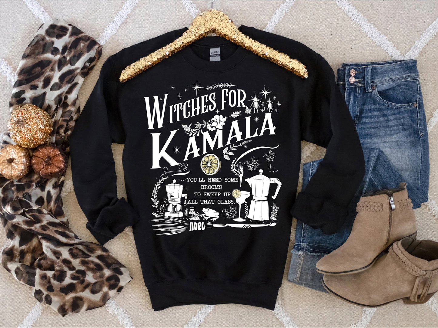 Witches for Kamala Halloween Shirt