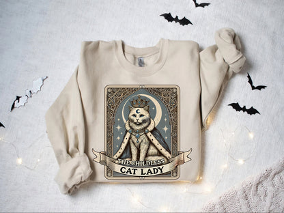 The Childless Cat Lady Tarot Card Shirt