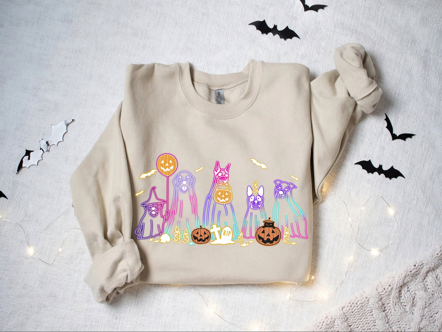 Halloween Ghost Neon Shirt