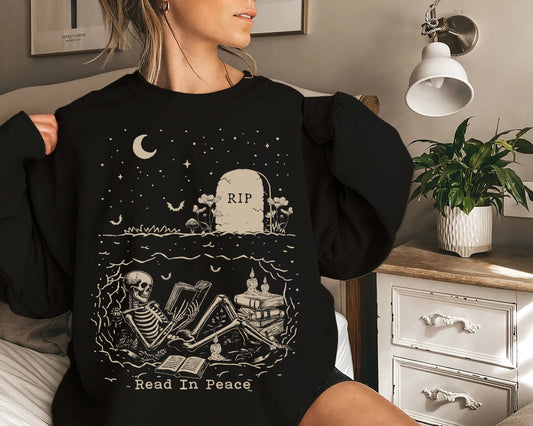 Read In Peace Halloween Shirt