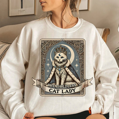 The Childless Cat Lady Tarot Card Shirt