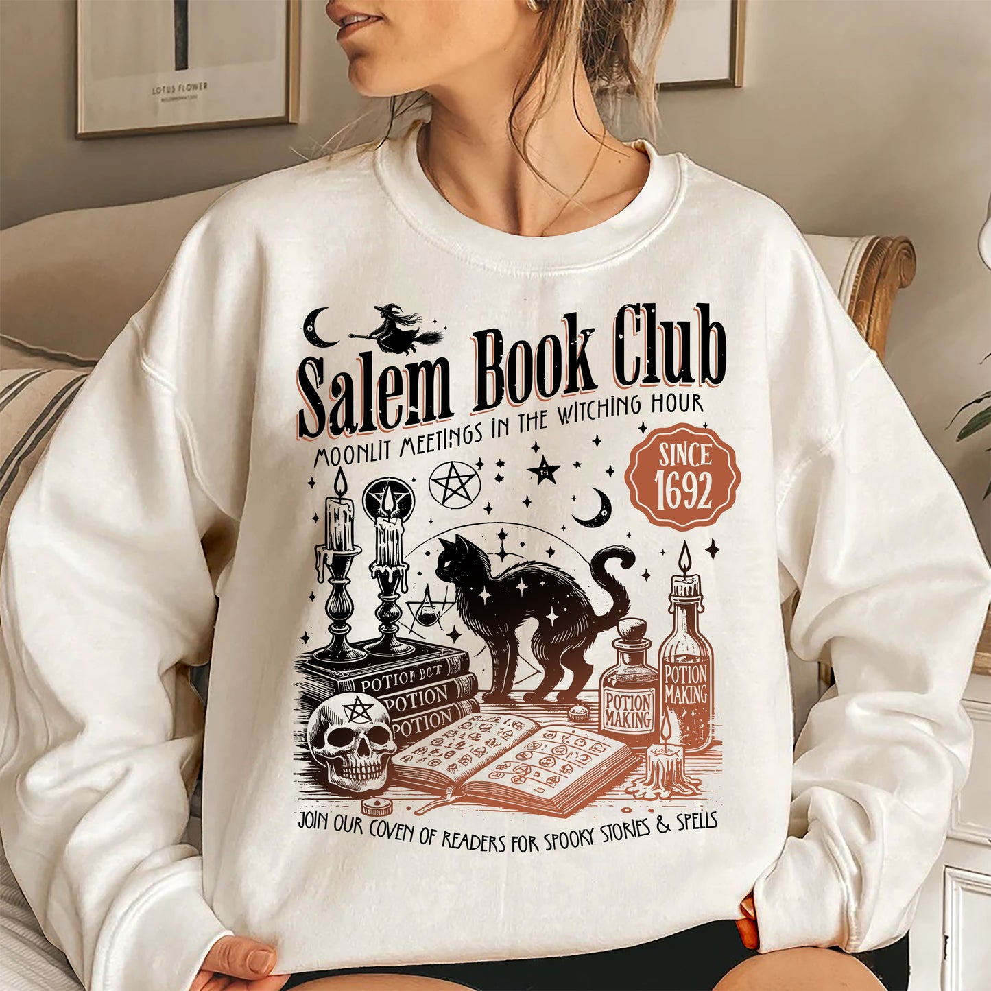 Salem Book Club Halloween Shirt