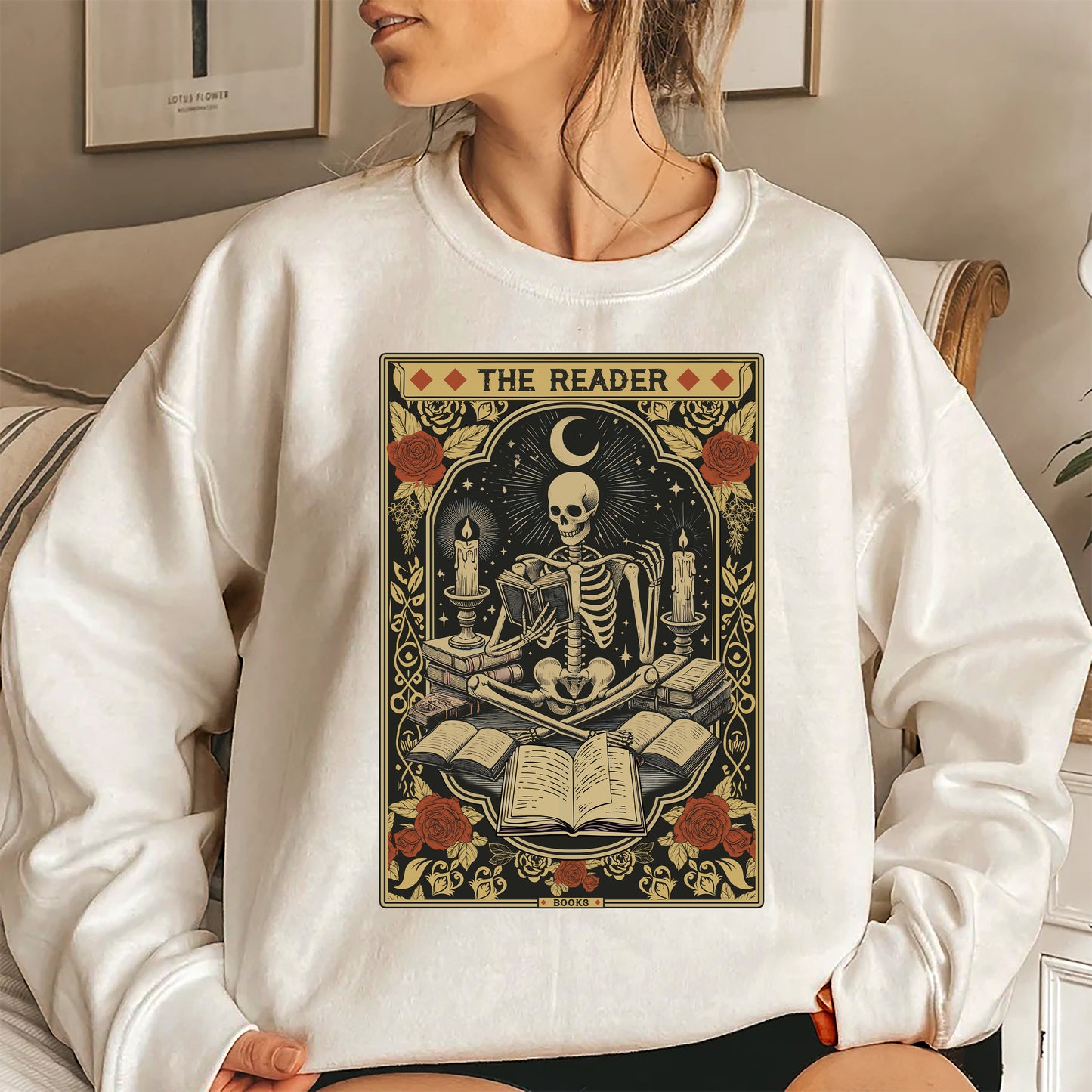 The Reader Tarot Deck Halloween Shirt